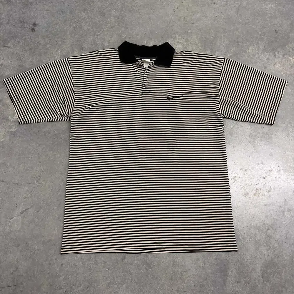 Vintage 80’s Striped Nike Golf Polo Shirt